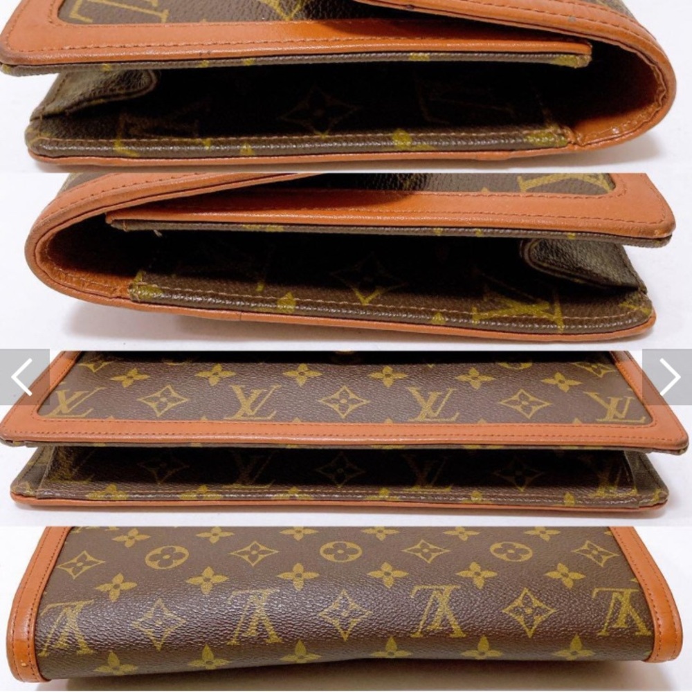 Louis Vuitton Monogram Clutch Pochette Dame GM EUC - Picture 4 of 12